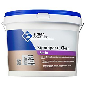 Sigmapearl Clean Satin 10 liter wit binnen