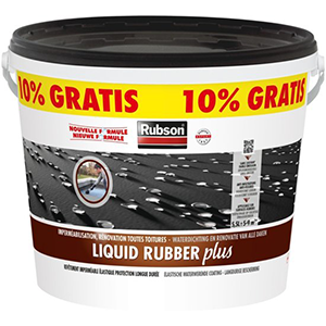 Rubson Liquid Rubber Seal Plus Gootcoating 5 + 0,5 Liter Zwart