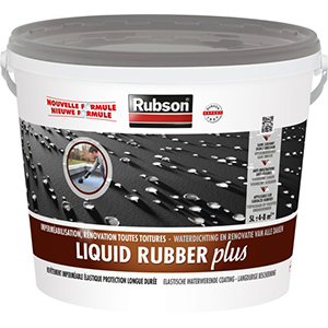 Rubson Liquid Rubber Seal Plus Gootcoating 5 Liter Grijs