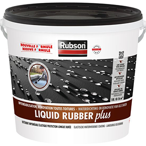 Rubson Liquid Rubber Seal Plus Gootcoating 10 Liter Zwart